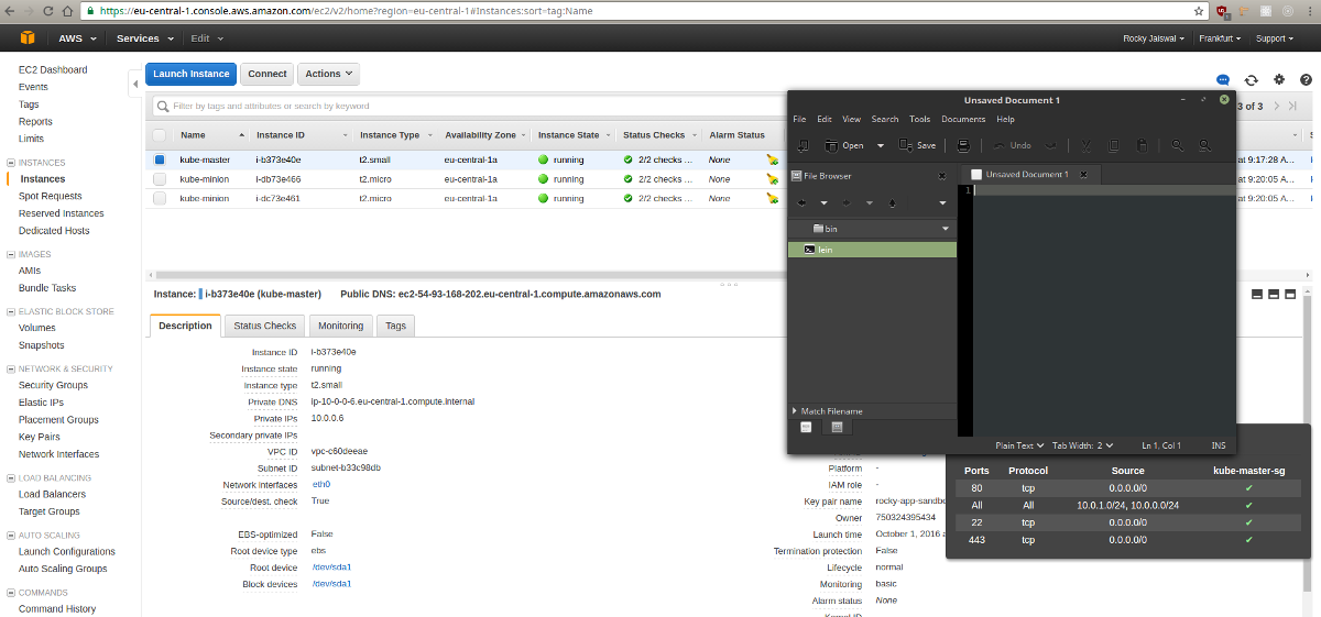 AWS Instances overview